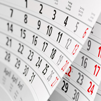 Calendar representing the Wash Sale Rule for stock trading